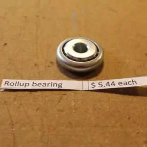 Rollup bearing with price tag, $5.44.
